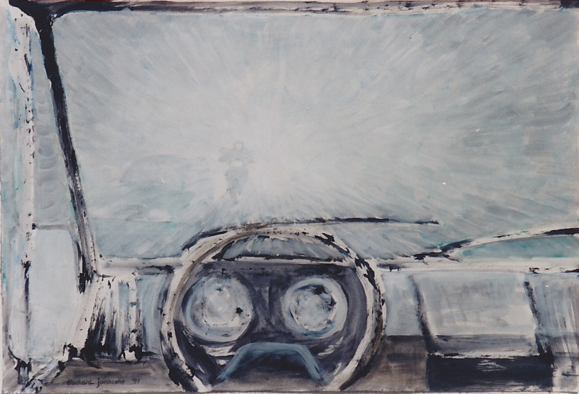 Painting 'Oncoming traffic - 1'