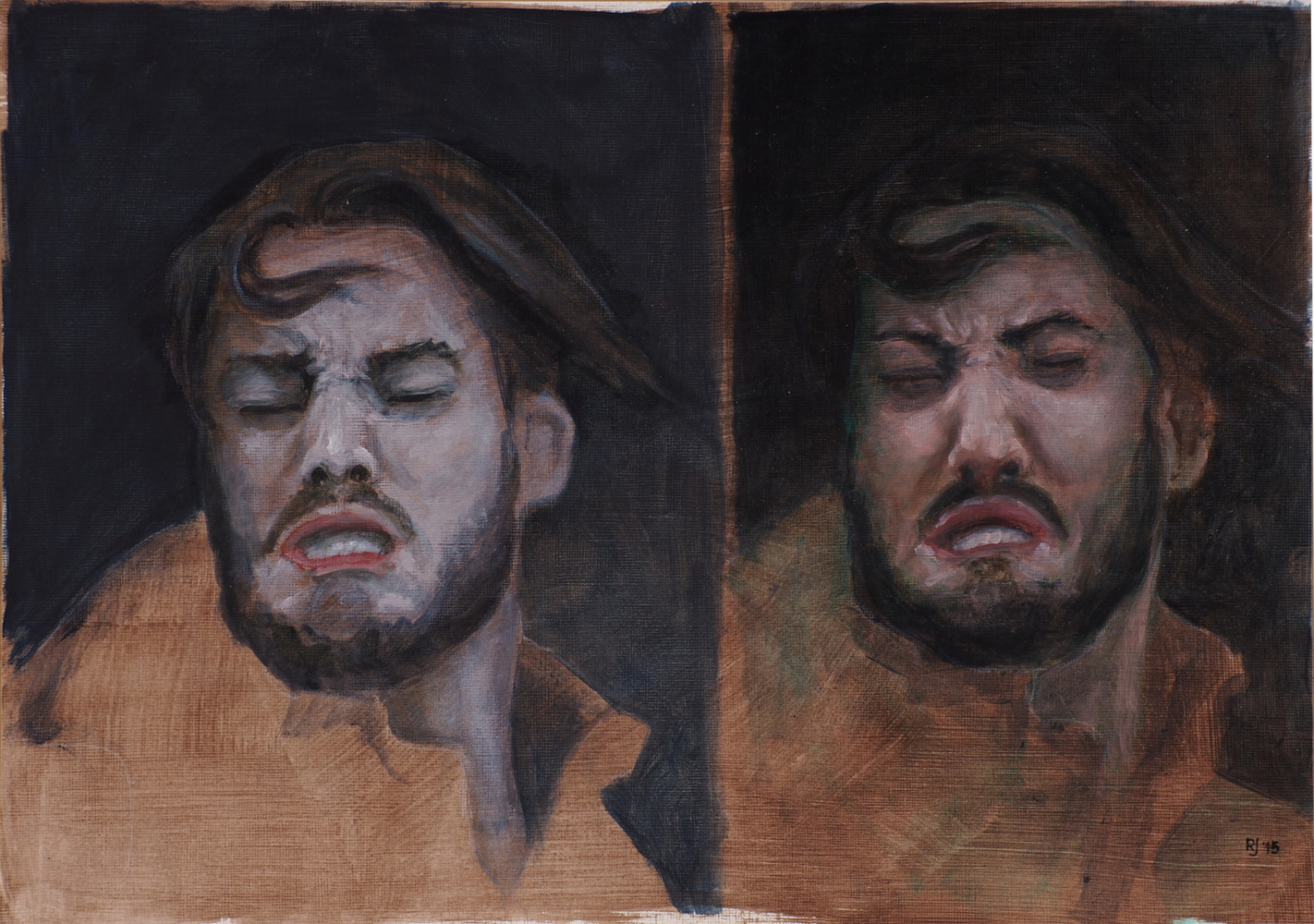 Painting 'Anger or fear?'